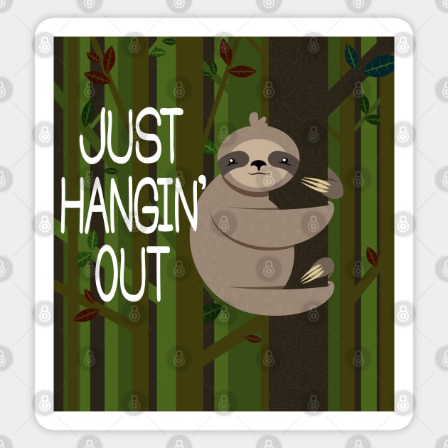 Just Hangin' Out Sticker by stevenselbyart